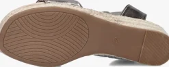 zilveren omoda espadrilles 0577-2