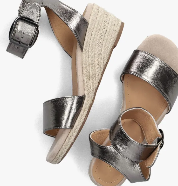 zilveren omoda espadrilles 0577-2