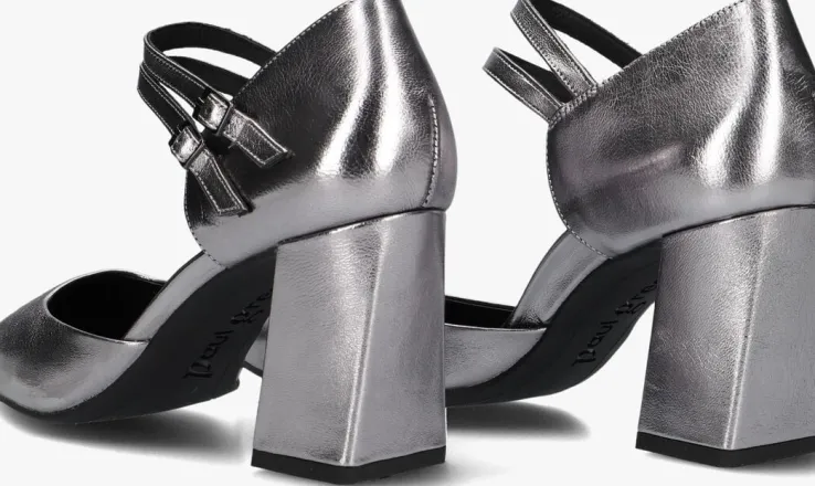 zilveren paul green pumps 3837