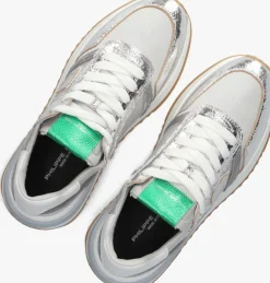zilveren philippe model lage sneakers tropez 2.1 low