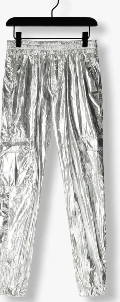 zilveren raizzed cargobroeken naira