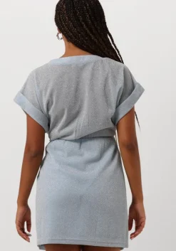 zilveren refined department mini jurk sanne