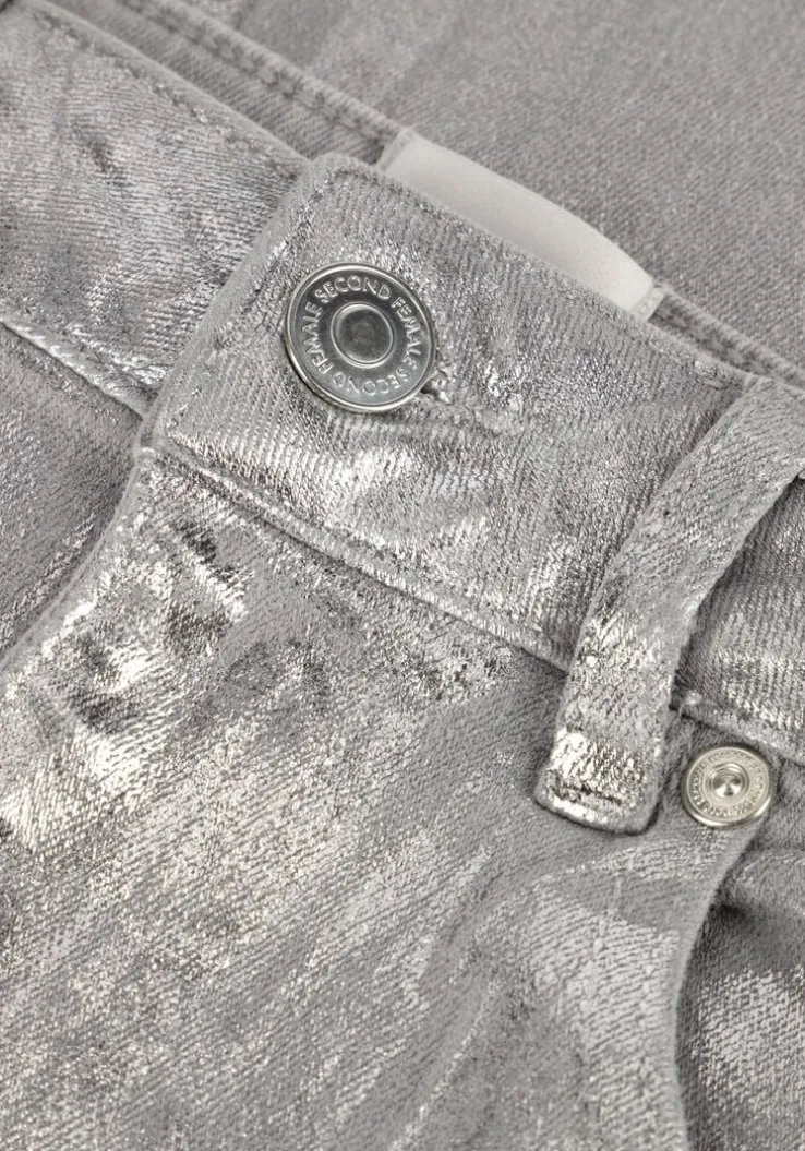 zilveren second female midirok aspect skirt