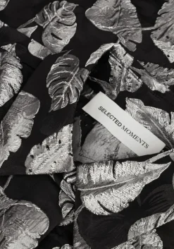 zilveren selected femme blouses slfpaula-elani silver leaf jacket b