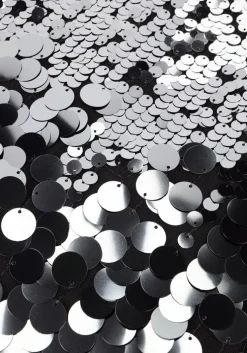 zilveren selected femme minirok slftana hw short sequins skirt