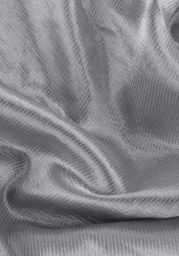 zilveren selected femme mini jurk slfsilvia-tonia ls shirt dress