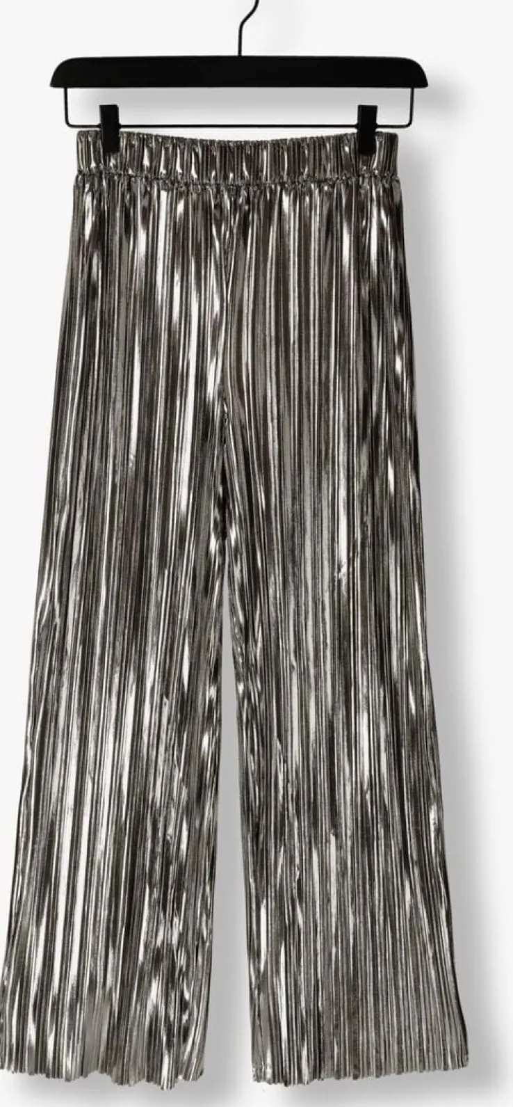 zilveren selected femme pantalon slfnaline tinni hw relaxed pant