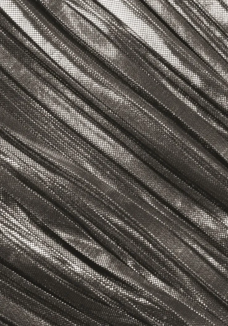 zilveren selected femme pantalon slfnaline tinni hw relaxed pant