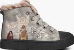 zilveren shoesme hoge sneakers sh24w035