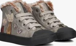 zilveren shoesme hoge sneakers sh24w035