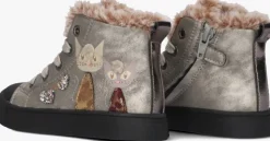 zilveren shoesme hoge sneakers sh24w035