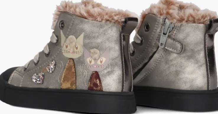 zilveren shoesme hoge sneakers sh24w035