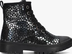 zilveren shoesme veterboots sw23w001