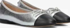 zilveren steve madden ballerina's ellison