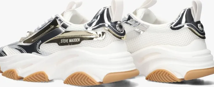 zilveren steve madden lage sneakers possession