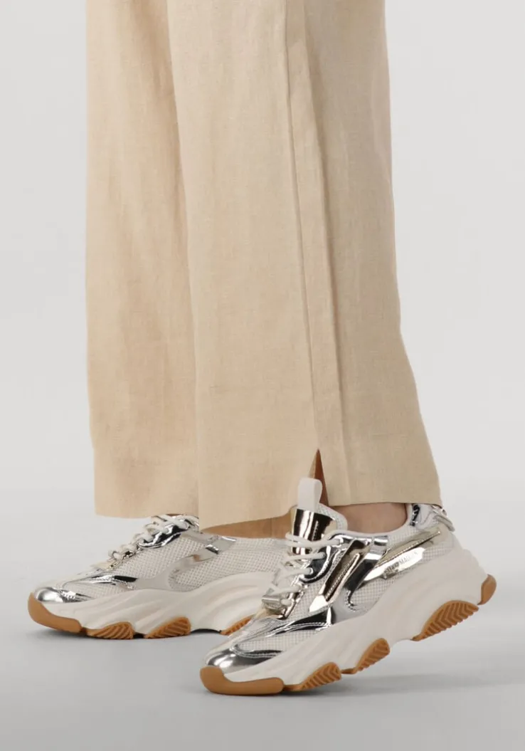 zilveren steve madden lage sneakers possession