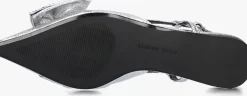 zilveren steve madden slingbacks dazzled