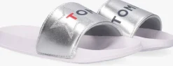 zilveren tommy hilfiger badslippers 30890