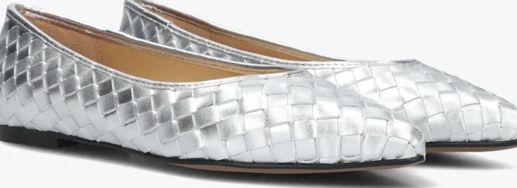 zilveren toral ballerina's magda