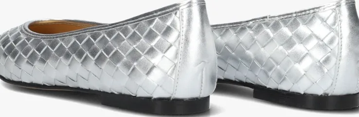 zilveren toral ballerina's magda