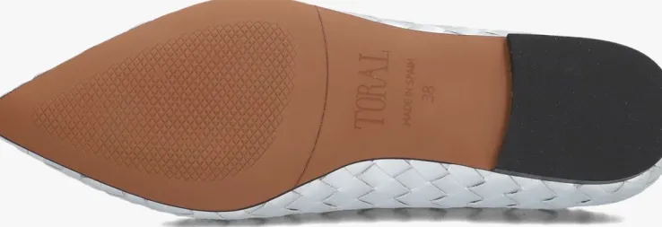 zilveren toral ballerina's magda