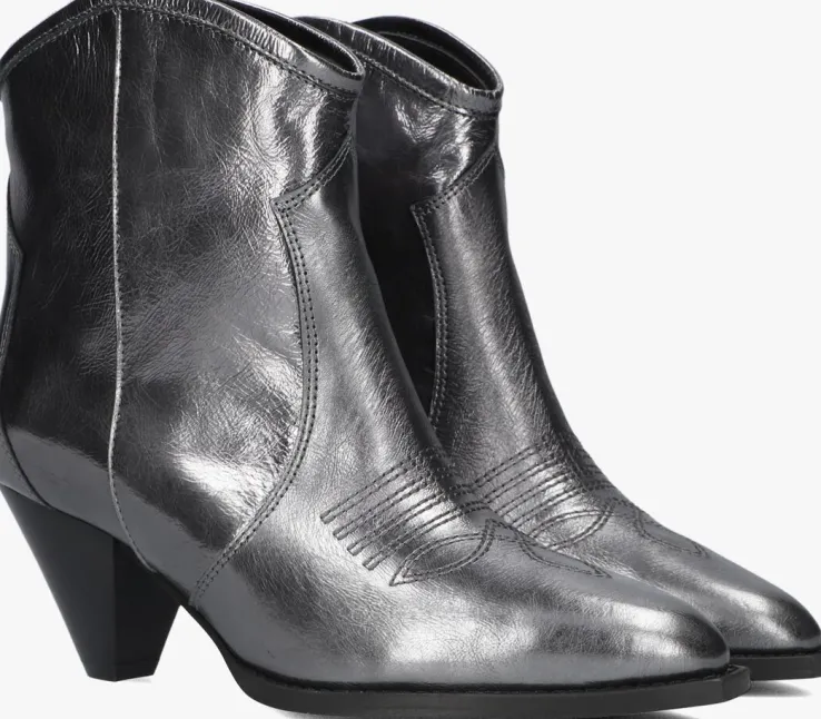 zilveren toral enkellaarsjes cream