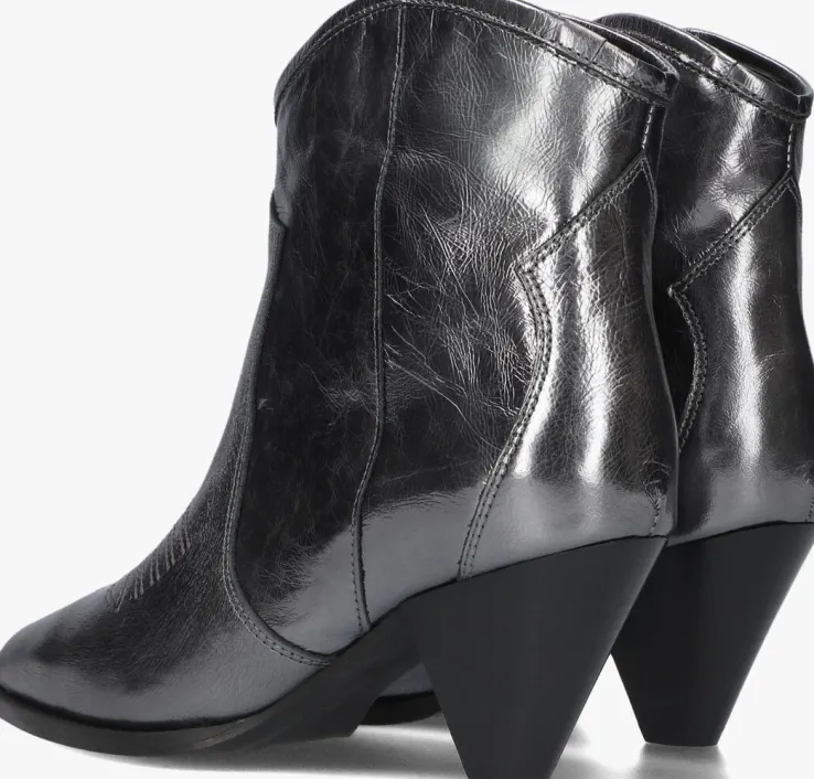 zilveren toral enkellaarsjes cream