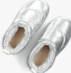 zilveren ugg snowboots classic maxi mini metallic