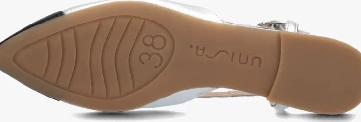 zilveren unisa slingbacks asley