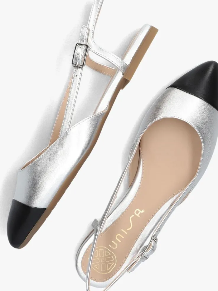 zilveren unisa slingbacks asley