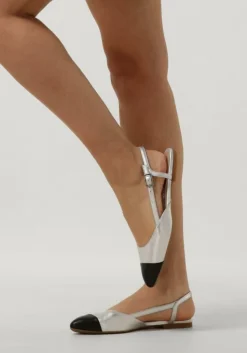 zilveren unisa slingbacks asley