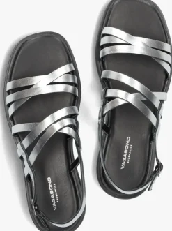 zilveren vagabond shoemakers sandalen connie 583
