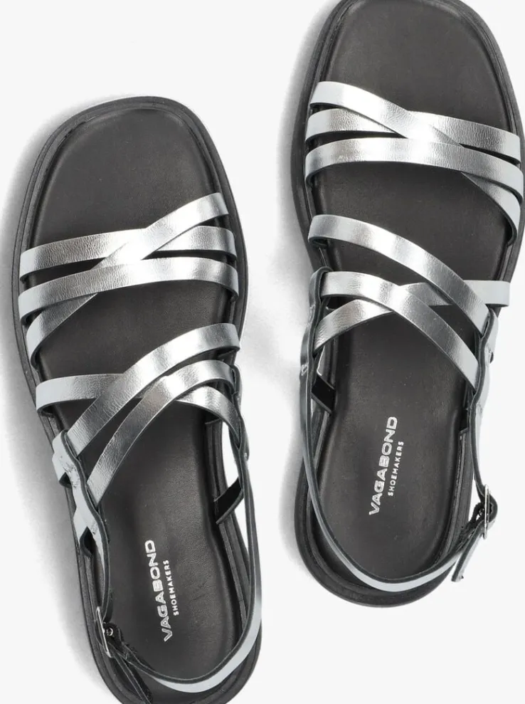 zilveren vagabond shoemakers sandalen connie 583