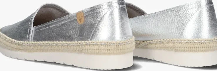 zilveren verbenas espadrilles noa