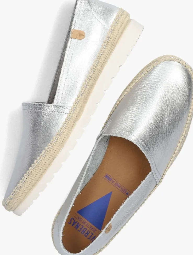 zilveren verbenas espadrilles noa