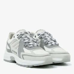 zilveren via vai lage sneakers danae halo