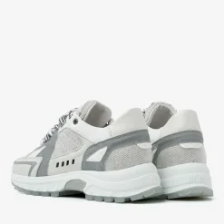 zilveren via vai lage sneakers danae halo