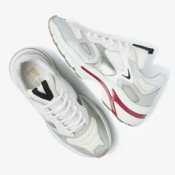 zilveren via vai lage sneakers vesper due