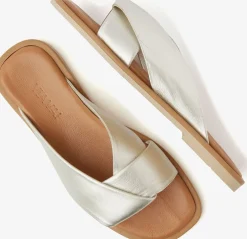 zilveren via vai slippers mandy colette