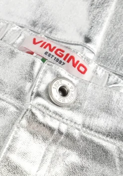 zilveren vingino wijde broek sarley