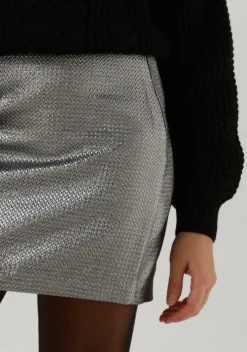 zilveren y.a.s. minirok yassilvi hw short skirt