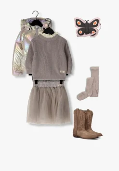 zilveren your wishes gewatteerde jas otta puffer coat