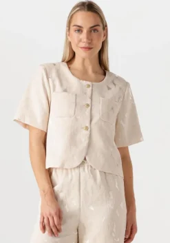 zilverkleurig amaya amsterdam blazer silver