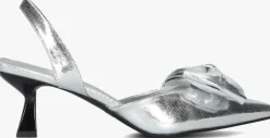 zilverkleurig blasz slingbacks daw0798