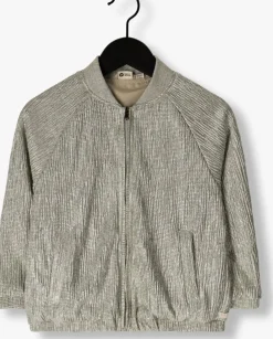 zilverkleurig daily7 jack metallic jacket
