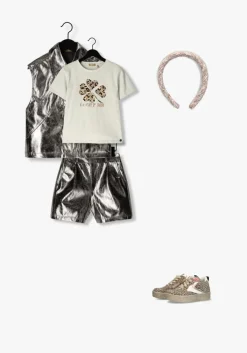 zilverkleurig like flo gilet doris flo metallic gilet