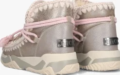 zilverkleurig mou snowboots trainer 02 scoubidoo lace