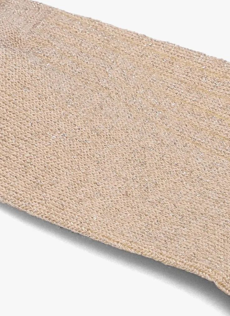 zilverkleurig mp denmark sokken norma glitter socks