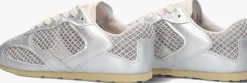zilverkleurig nubikk lage sneakers riley morgan
