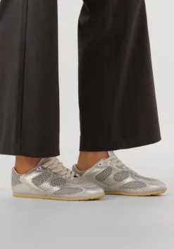 zilverkleurig nubikk lage sneakers riley morgan
